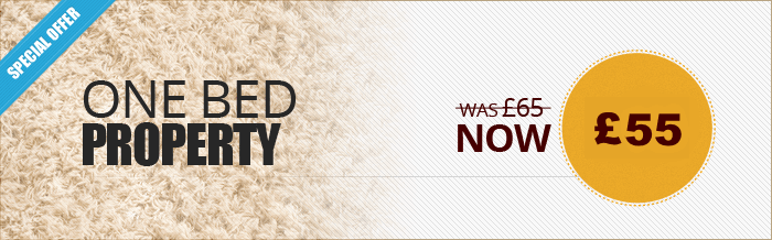 One Bed Property now £55